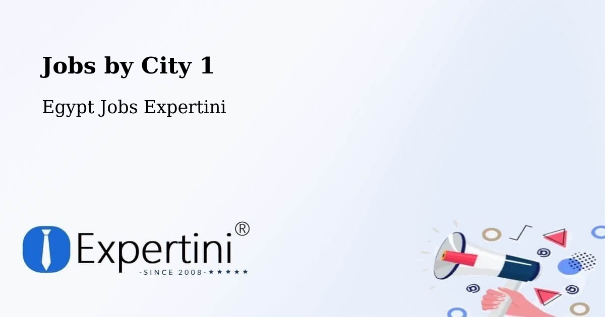 City Jobs in Egypt - Expertini