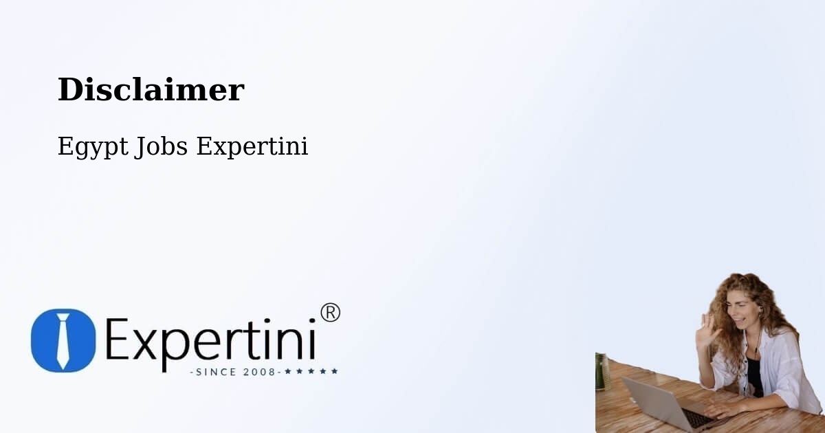 Disclaimer – Suez - Egypt Jobs Expertini